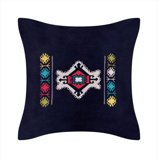 Embroidered pillow covers with old Armenian Tavush rug ornament - Image 6