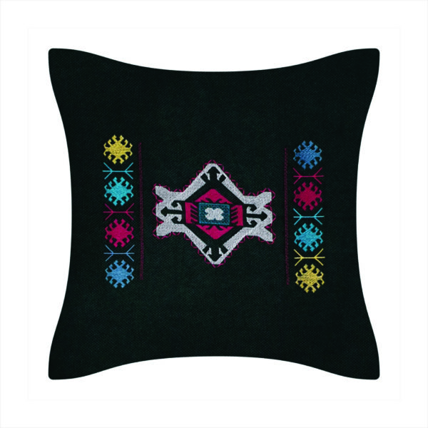 Embroidered pillow covers with old Armenian Tavush rug ornament - Image 8
