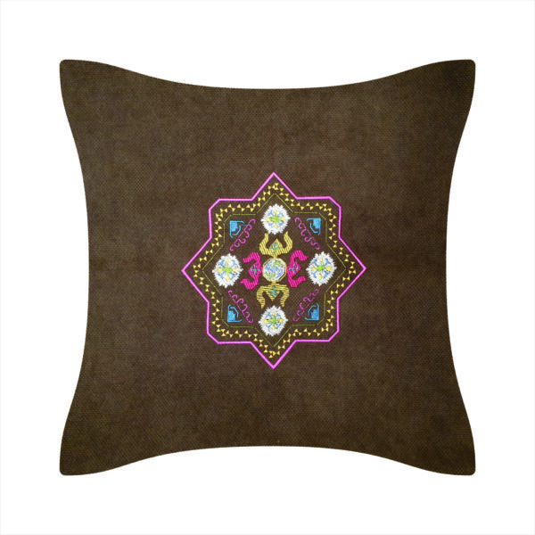 Embroidered pillow covers with old Armenian rug ornament Lori - Image 2