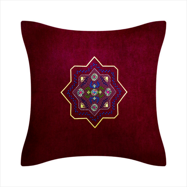 Embroidered pillow covers with old Armenian rug ornament Lori - Image 3