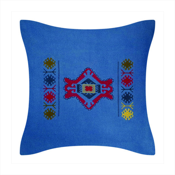 Embroidered pillow covers with old Armenian Tavush rug ornament - Image 4