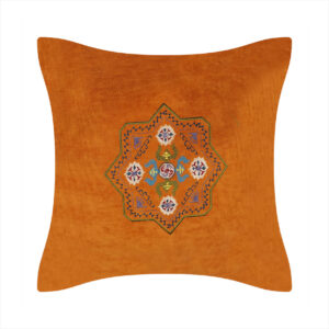 Embroidered pillow covers with old Armenian rug ornament Lori