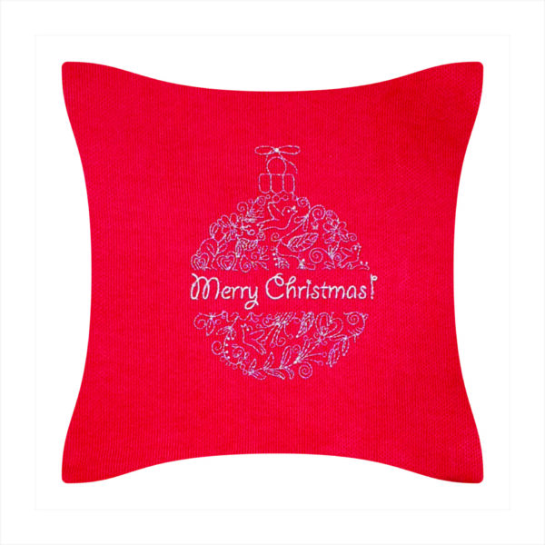 Embroidered pillow covers-Christmas theme